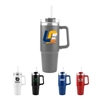 30 Oz. Double Wall Steel Travel Mug with Straw