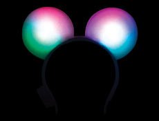 S46108 - Foam LED Round Ears