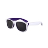 S53218 - White/Purple Malibu Sunglasses