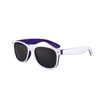 S53218 - White/Purple Malibu Sunglasses