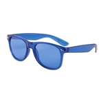 S53221 - Blue Lens/Frame Translucent Sunglasses