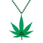 Cannabis Medallion Beads