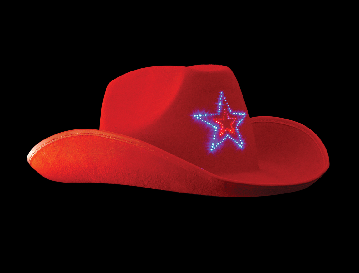 led cowboy hat