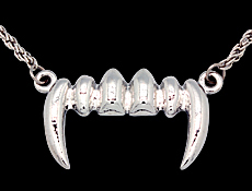 Fang Teeth Bling Necklace