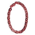 S91073 - Jumbo Chain Necklace - Red