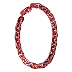 S91073 - Jumbo Chain Necklace - Red