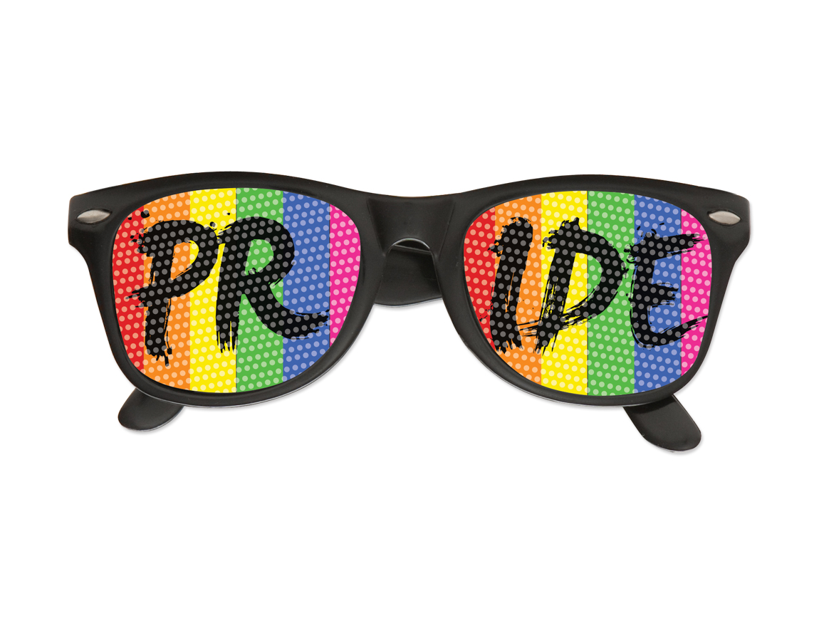 Wp1234 Pride Printed Lens Glasses 
