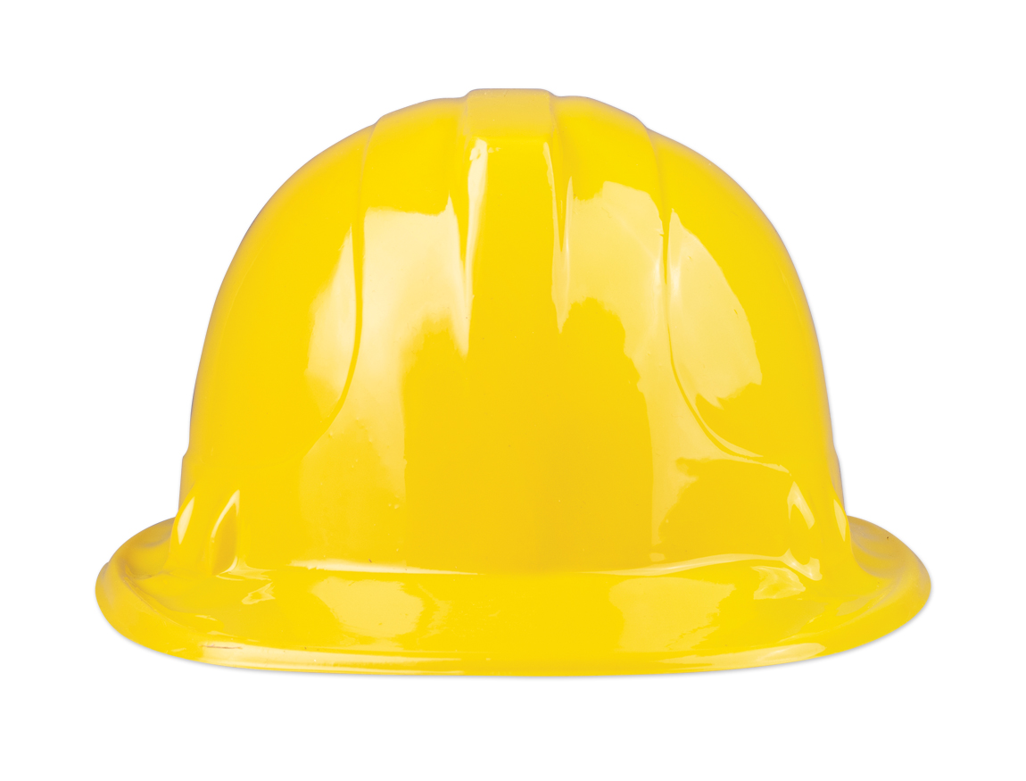 yellow builder hat