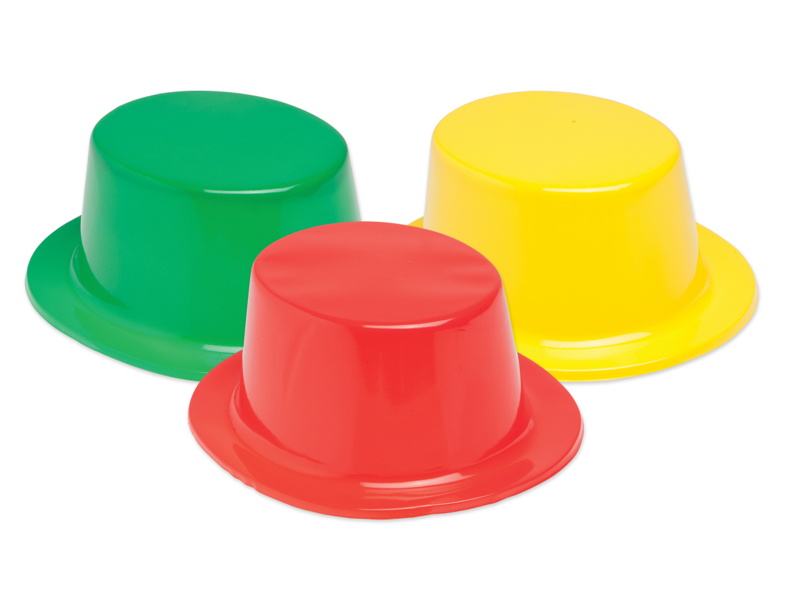 Plastic 2024 top hats